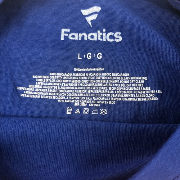 Fanatics University of Kansas Jayhawks Mens T-Shirt Large Blue KU NCAA New Tags - Picture 5 of 11